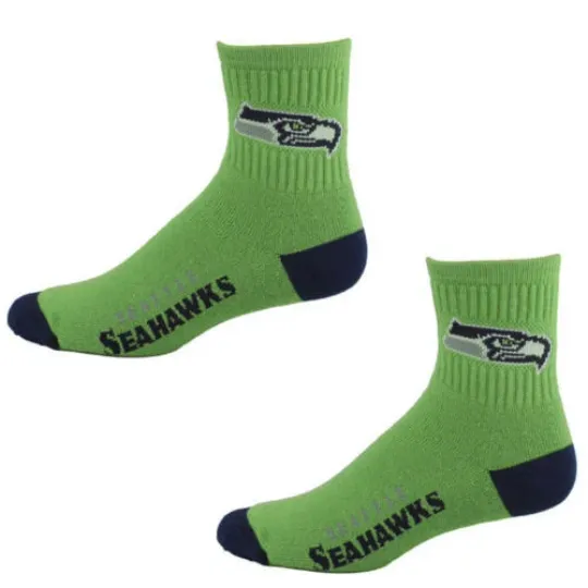 Football Seattle Seahawks Socks 501 Quarter Length Large