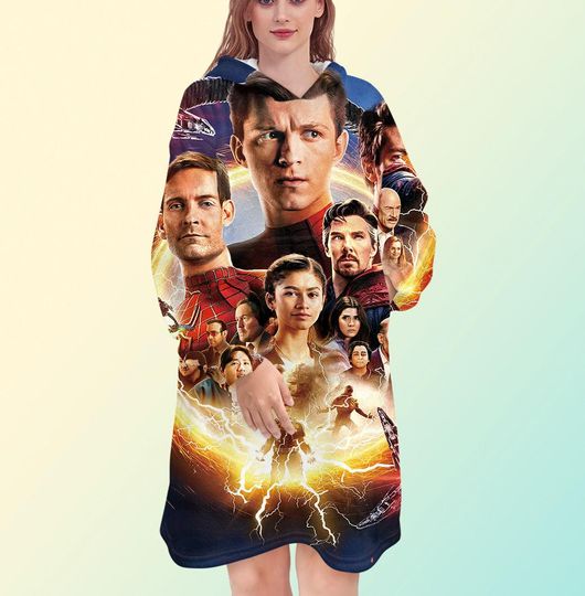 Spider-Man No Way Home Blanket Hoodie