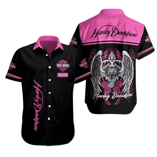 Personalized Haarleyy Davidson 3D All-Over Print Hawaiian Shirt