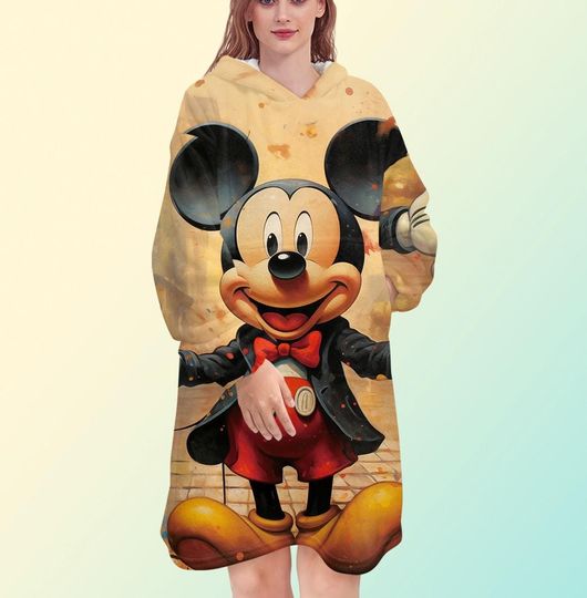 Discover Mickey Mouse Blanket Hoodie