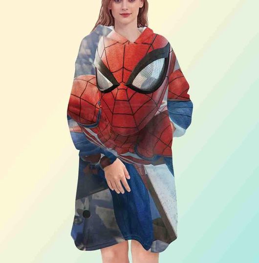SpiderMan Blanket Hoodie
