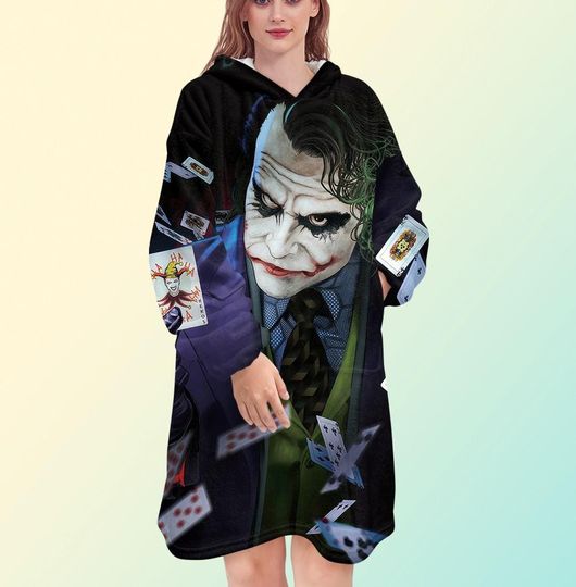Discover Joker Blanket Hoodie