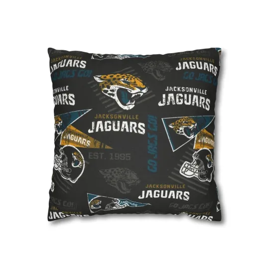 Jacksonville Jaguars Spun Throw Pillowcase