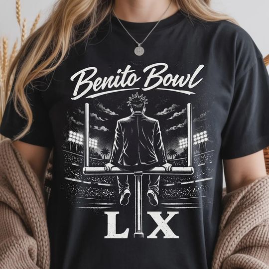 Discover Bad Benito Bowl Bunny - Distressed Retro Football Shirt