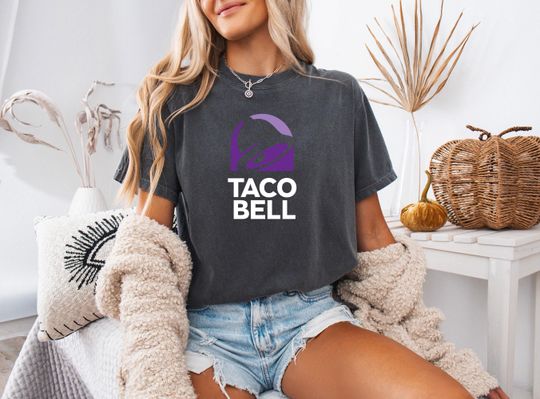 Discover Taco Bell comfort colors tshirt, Taco Bell shirt, Taco bell fan gift, Taco lover gift