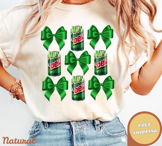 Discover Mountain Dew Bow T-Shirt: Soda Lover Tee