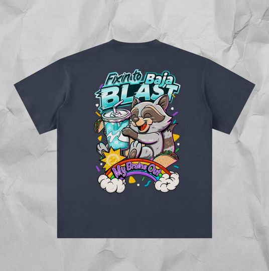 Discover Funny Raccoon Taco Shirt: Dark Humor Graphic Tee