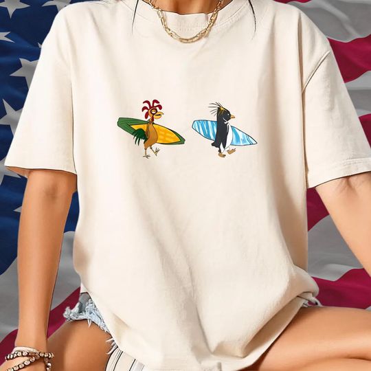 Discover Cody Maverick & Chicken Joe Surfs Up Unisex T-Shirt, Funny Shirt, Trendy Shirt
