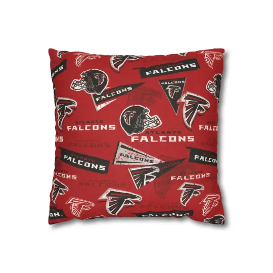 Atlanta Falcons Spun Square Pillow Cover