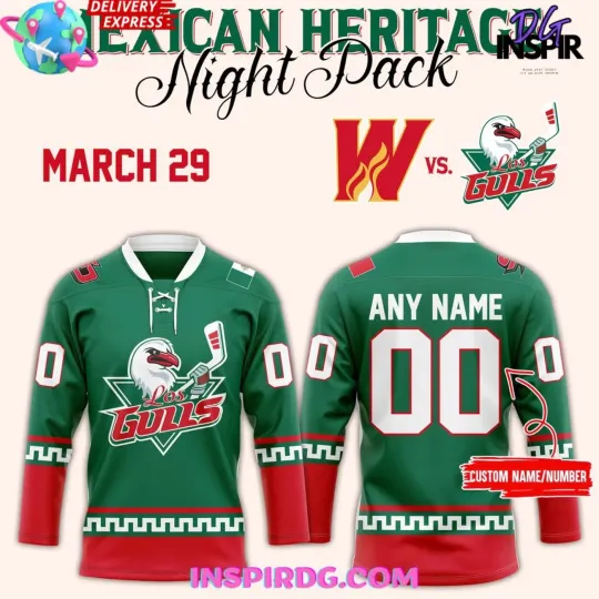 Discover San Diego Gulls Mexican Heritage Night Hockey Shirt