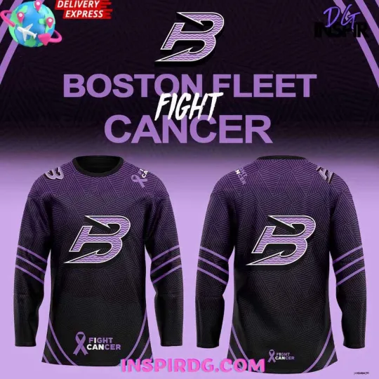 Discover Boston Fleet Fight Cancer Hockey Shirt