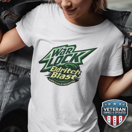 Discover Warlock Parody Eldritch Blast Shirt, Funny Spellcaster DnD T Shirt, Blast Millennial Dungeons and Dragons Gift