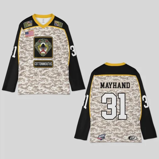 Discover Personalized Columbus Cottonmouths Hockey Shirt, US Army Night Military Shirt