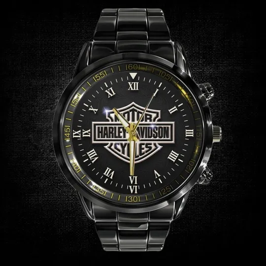 Discover Personalized Haarleyy Davidson Steel Band Watch for Men
