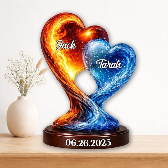 Discover Personalized You & Me We Got This Couple Plaque Custom Couple Heart Shaped Plaque Anniversary Gift Wedding Valentine Gift For Him Her Couple