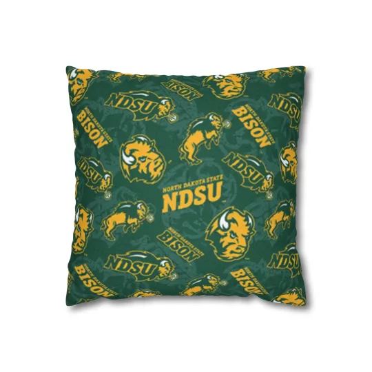 Discover North Dakota State University Spun Square Pillowcase