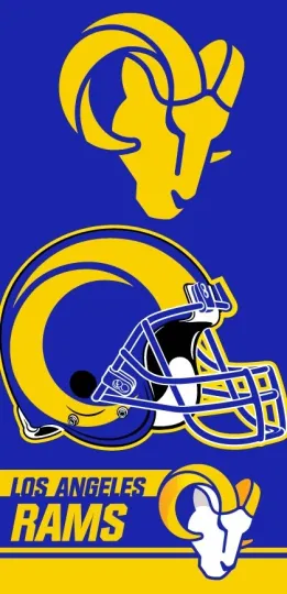 Discover Los Angeles Rams Beach Towel