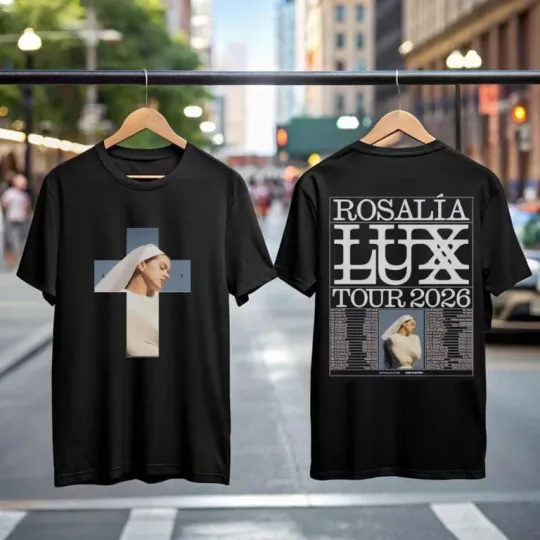 Discover Rosalia LUX Tour 2026 Tee Ã¢â‚¬â€œ Latin Pop Fan T-Shirt