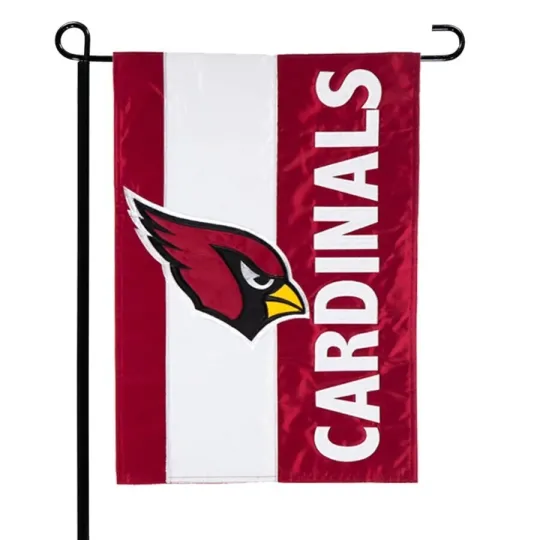 Discover Arizonna Cardinals  football 12.5" x 18' Embellish Garden Flag