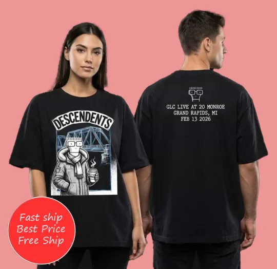 Discover Descendents 2026 Tour February 13 2026 GLC Live At 20 Monroe Grand Rapids Shirt