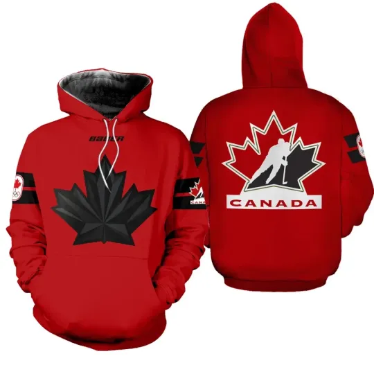 Discover Canada 2026 Hoodie Pullover - Hockey Team Fan Gift for Men and Women