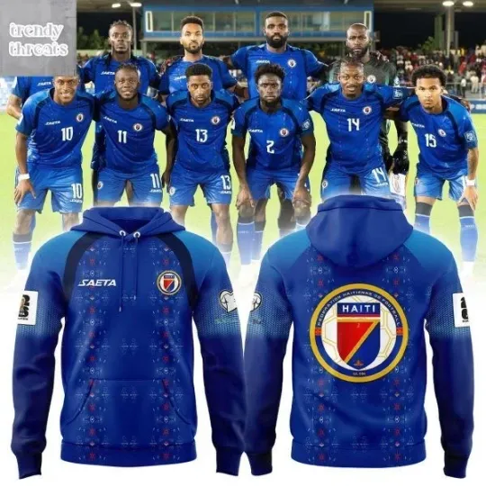 Discover Haitian Football Federation 2026 World Cup 3D Print Hoodie