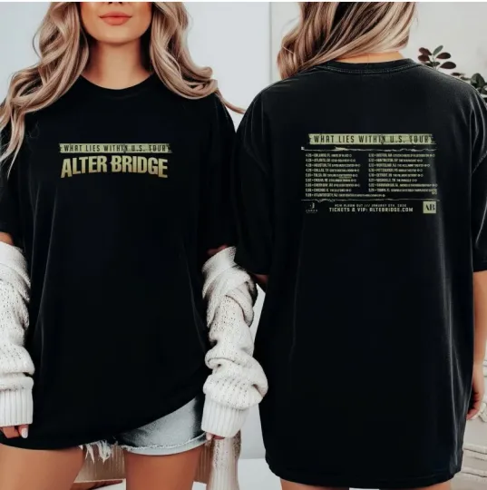 Discover Alter Bridge Tour 2026 USA T-Shirt