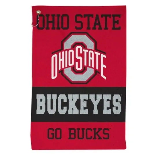 Discover Ohio State Buckeyes Golf Towel
