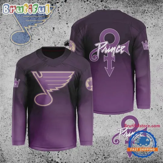 St. Louis Blues Prince Night Hockey Shirt Hockey Fan Gear