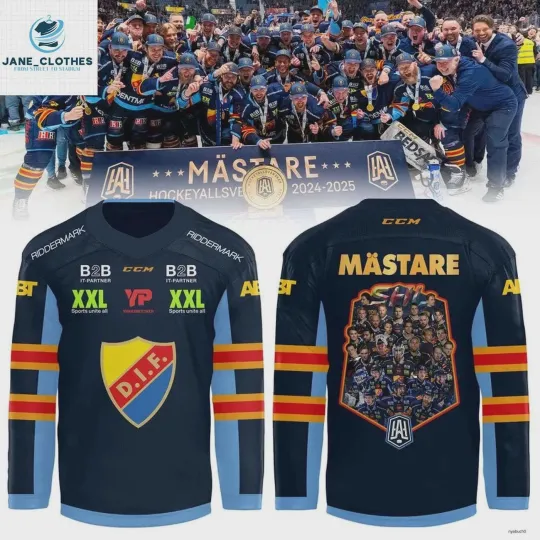 Discover Djurgårdens IF Mästare Hockey Allsvenskan Hockey Jersey