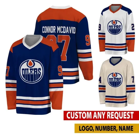 Discover Personalized Edmonton Oilers Hockey Shirt For Fan Gear