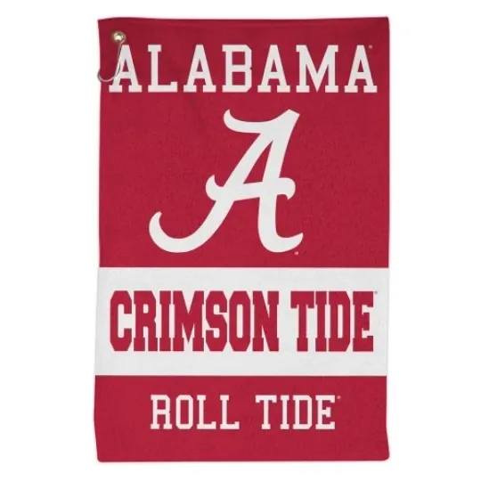Discover Albm Crimson Tide Golf Towel