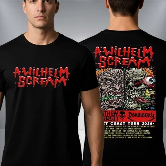 Discover A Wilhelm Scream West Coast Tour 2026 Venue Tee Tour Dates Unisex T Shirt