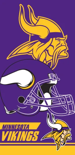 Discover Minnesota Football Beach Towel