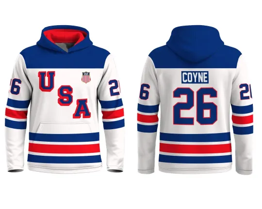 Discover Kendall 1Coyne U.S.A Hockey Performance 3D Hoodie