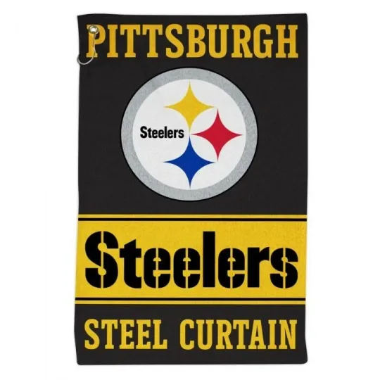 Discover Pittsburgh Steeler Golf Towel