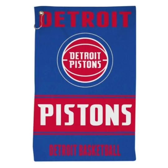 Discover Detroit Pistons Golf Towel