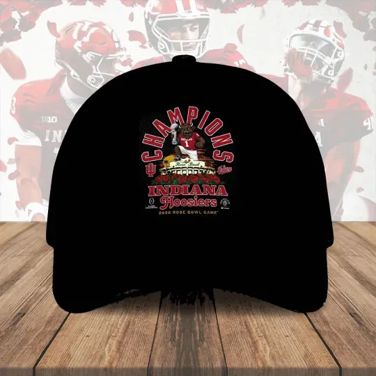 Indiana Football 2026 Rose Bowl Champions Classic Hat For Fans- Reprint