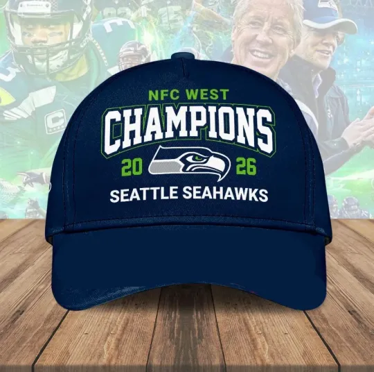 Discover Seattle 2025 Seahaw,k West Champions Classic Hat Giit Fans