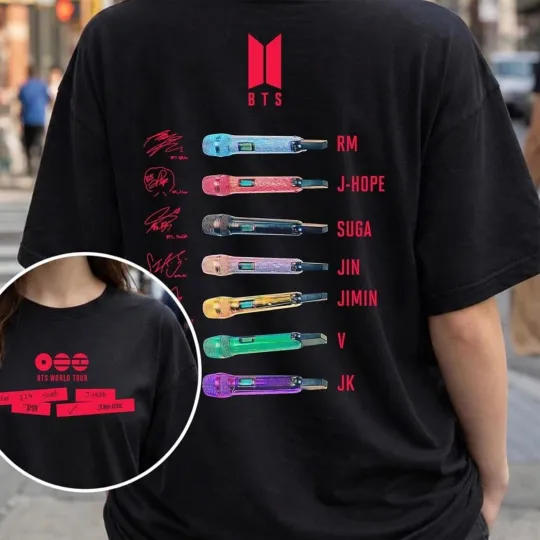 World Tour 2026 T-shirt, BTS Fan Lovers Kpop Fan Gift T-Shirt