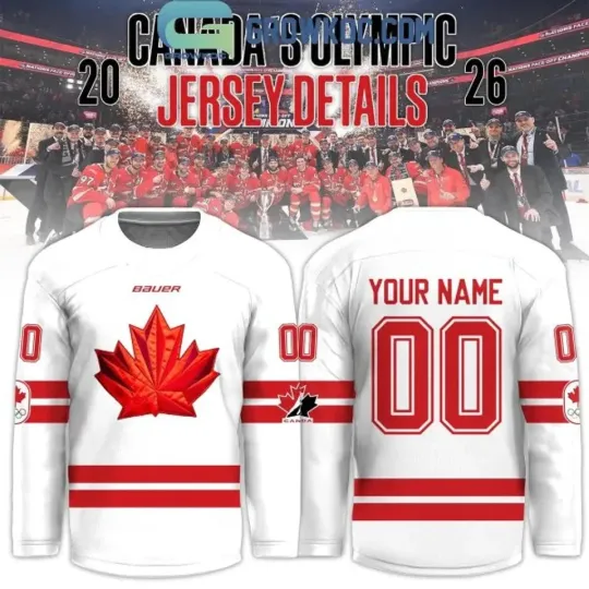 Discover Personalized Canada 2026 Hockey Jersey Shirt for Men and Women
