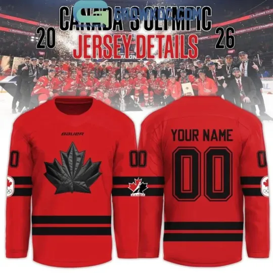 Discover Personalized Men's and Women's Canada's 2026 Hockey Jersey Shirt with Name and Number