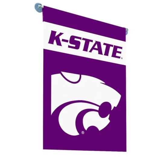 Kansas State University Wildcats Premium Double Sided Garden Flag, 13x18...