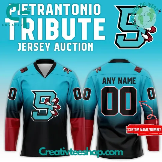 Discover Custom Columbus River Dragons Pietrantonio Tribute Men's Hockey Jersey