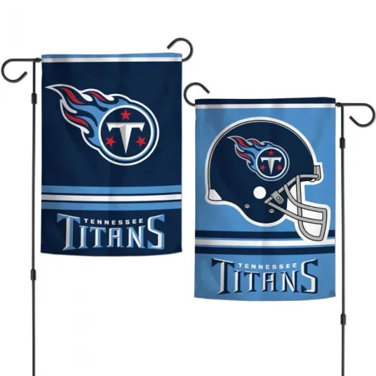 Discover TENNESSEE TITANS 2-SIDED 12"x18" GARDEN FLAG NEW