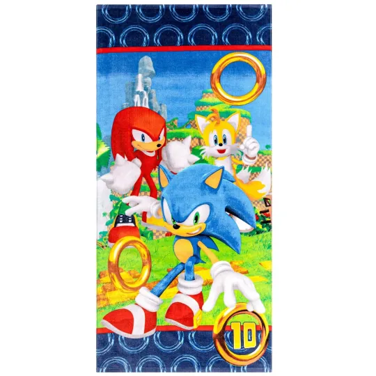 Discover Sonic the Hedgehog Kids Beach Towel