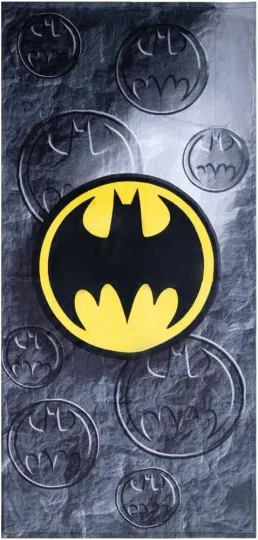 DC Batman Logo Beach Towel 30" x 60" Large Cotton