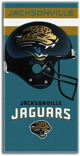 football Jacksonville Helmet Beach Towel