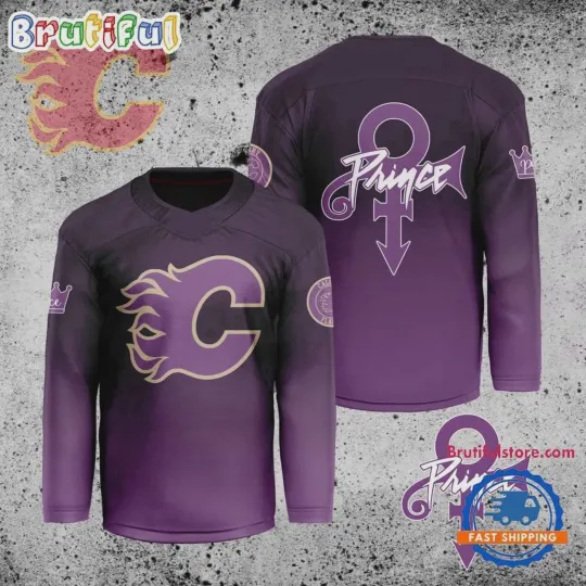 Discover Calgary Flames Prince Night Hockey Jersey
