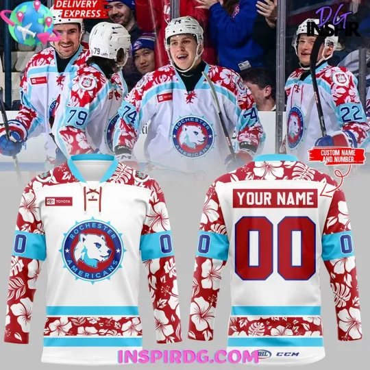 Discover Rochester Americans Noel Night Hockey Jersey